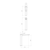 Parisi Float High Rise Basin Mixer | Fucile